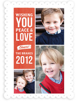 Vintage Billboard Holiday Photo Cards