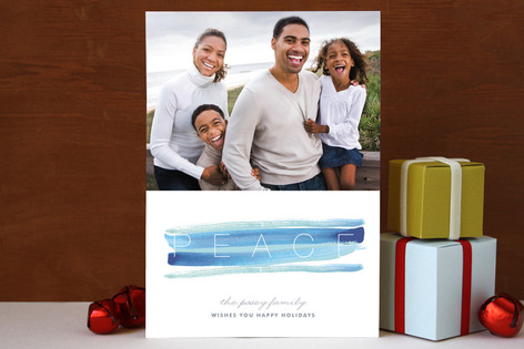 Peace and Quiet Holiday Photo Cards