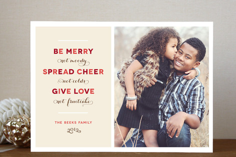 Merry Funny Holiday Photo Cards