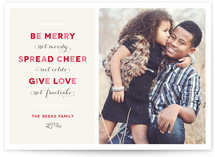 Merry Funny Holiday Photo Cards