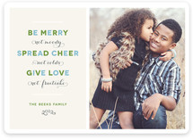 Merry Funny Holiday Photo Cards