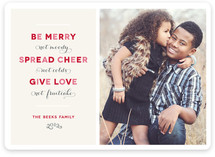 Merry Funny Holiday Photo Cards