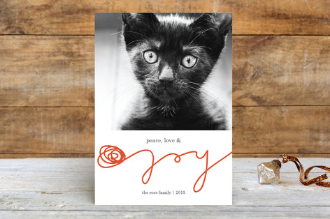 Peace, Love & Yarn Holiday Photo Cards