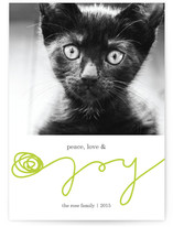 Peace, Love & Yarn Holiday Photo Cards