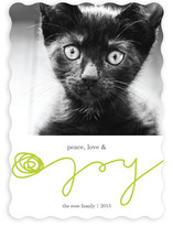 Peace, Love & Yarn Holiday Photo Cards
