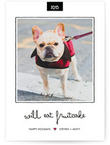 Fruitcake Holiday Photo Cards