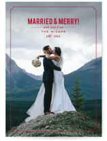 Married and Merry! Holiday Photo Cards