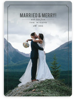 Married and Merry! Holiday Photo Cards