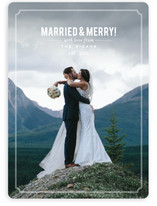 Married and Merry! Holiday Photo Cards