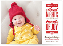 Silent-less Nights Holiday Photo Cards