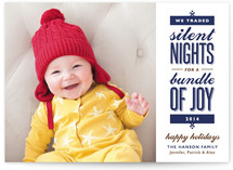 Silent-less Nights Holiday Photo Cards