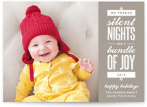 Silent-less Nights Holiday Photo Cards