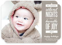 Silent-less Nights Holiday Photo Cards