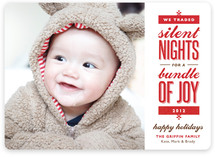 Silent-less Nights Holiday Photo Cards