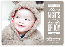 Silent-less Nights Holiday Photo Cards