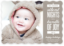 Silent-less Nights Holiday Photo Cards