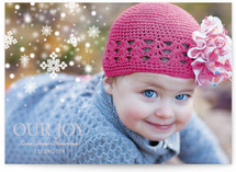 Our Snowflake Joy Holiday Photo Cards