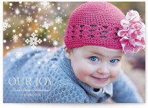 Our Snowflake Joy Holiday Photo Cards