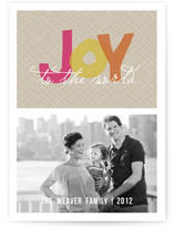 Joy Holiday Photo Cards