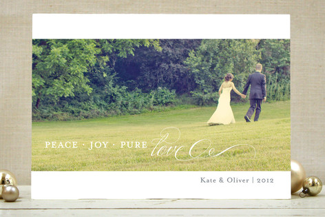 Pure Love Holiday Photo Cards