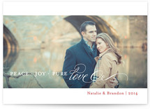 Pure Love Holiday Photo Cards