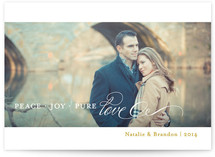 Pure Love Holiday Photo Cards