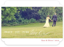 Pure Love Holiday Photo Cards