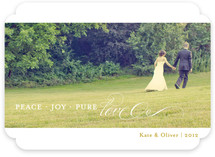 Pure Love Holiday Photo Cards