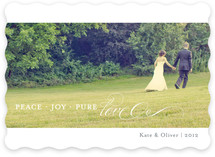 Pure Love Holiday Photo Cards