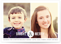 Side by Side Holiday Photo Cards