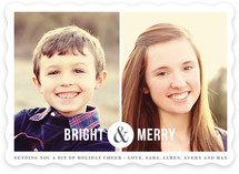 Side by Side Holiday Photo Cards
