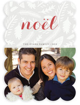 Winter Foliage Holiday Photo Cards