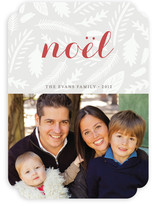 Winter Foliage Holiday Photo Cards
