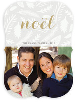 Winter Foliage Holiday Photo Cards