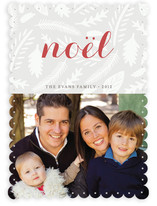 Winter Foliage Holiday Photo Cards
