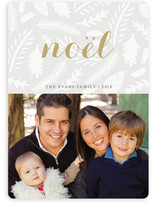Winter Foliage Holiday Photo Cards