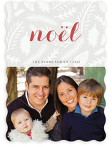 Winter Foliage Holiday Photo Cards