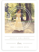 Hippie Holiday Holiday Photo Cards