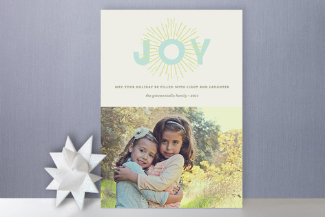 Bright Joy Holiday Photo Cards