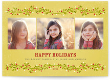 French Berries Holiday Photo Cards