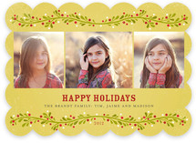 French Berries Holiday Photo Cards