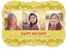French Berries Holiday Photo Cards