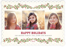 French Berries Holiday Photo Cards