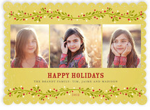 French Berries Holiday Photo Cards