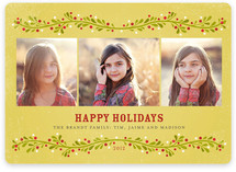 French Berries Holiday Photo Cards
