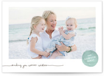 Frosted Watercolor Holiday Photo Cards