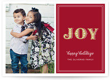Noel Stardust Holiday Photo Cards