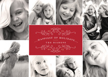 Classic Collage Holiday Photo Cards