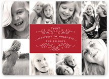 Classic Collage Holiday Photo Cards