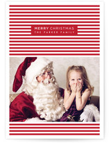 Merry Stripes Holiday Photo Cards, by Sydney Newsom